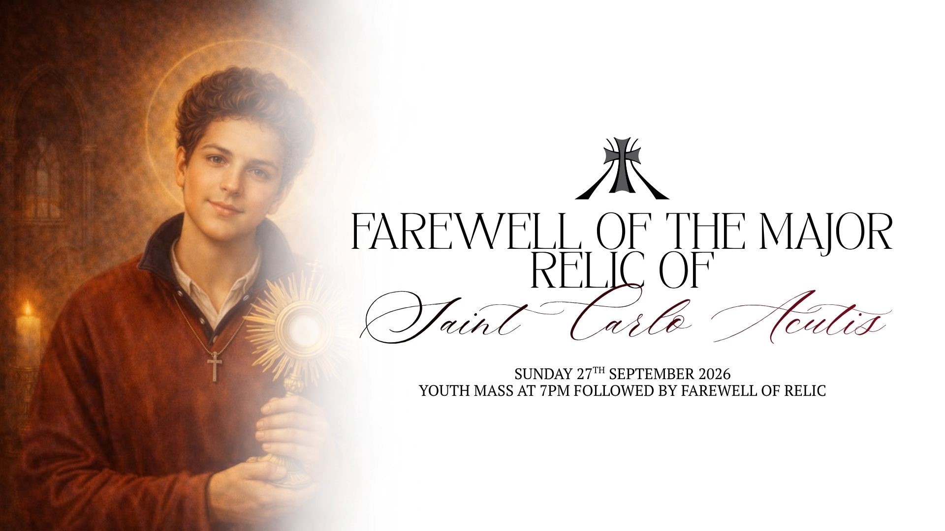 Farewell of the Major Relic of Saint Carlo Acutis