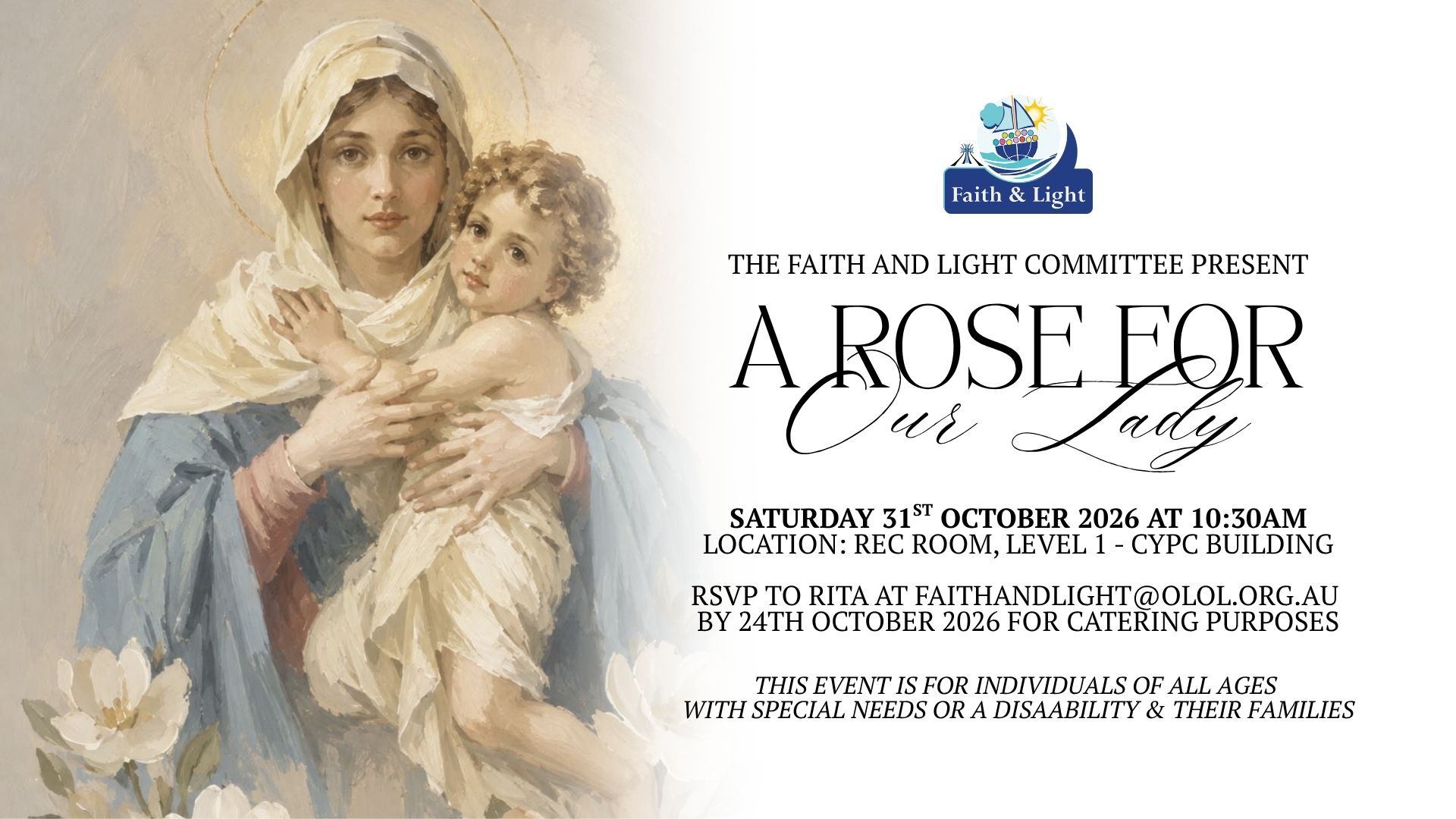 A Rose of Our Lady | Faith & Light